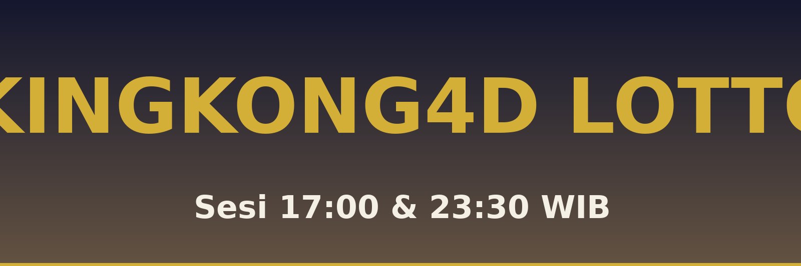 Kingkong4D Lotto Tanjung Gadang